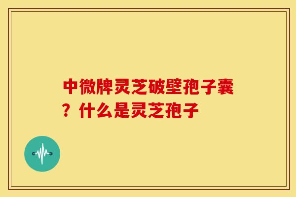 中微牌灵芝破壁孢子囊?什么是灵芝孢子