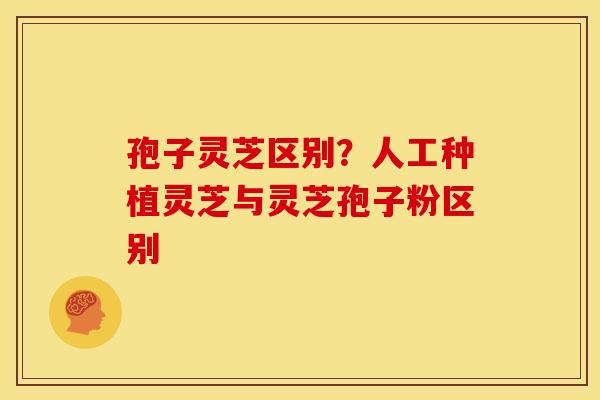 孢子灵芝区别?人工种植灵芝与灵芝孢子粉区别