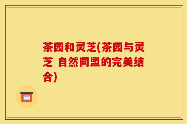 茶园和灵芝(茶园与灵芝 自然同盟的完美结合)