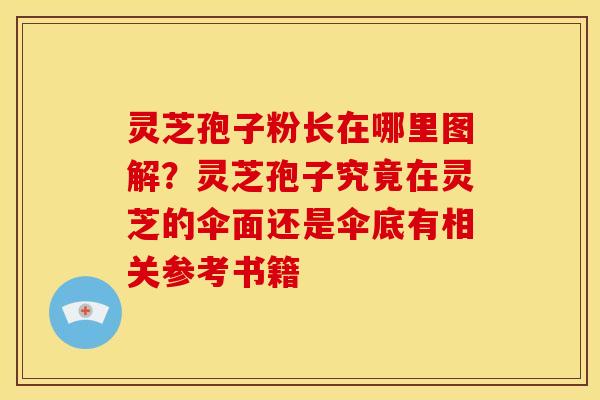 灵芝孢子粉长在哪里图解？灵芝孢子究竟在灵芝的伞面还是伞底有相关参考书籍
