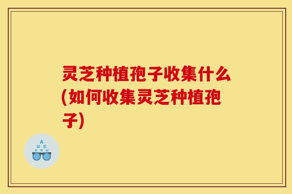 灵芝种植孢子收集什么(如何收集灵芝种植孢子)