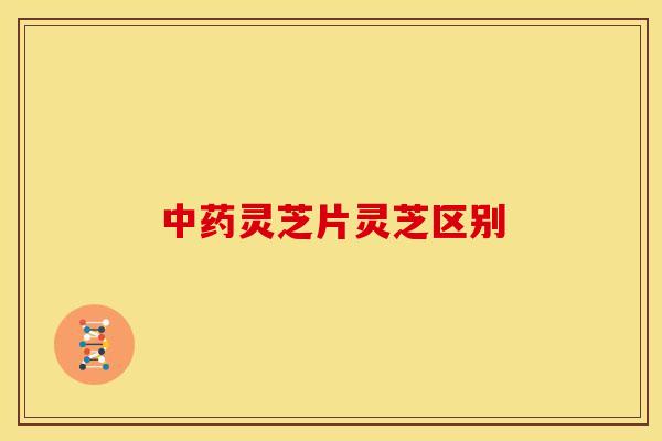 中药灵芝片灵芝区别