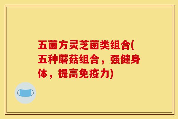 五菌方灵芝菌类组合(五种蘑菇组合,强健身体,提高免疫力)