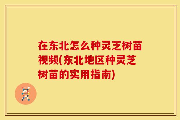 在东北怎么种灵芝树苗视频(东北地区种灵芝树苗的实用指南)