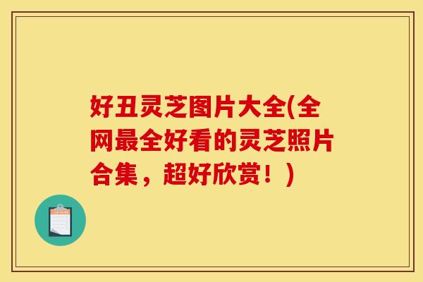 好丑灵芝图片大全(全网最全好看的灵芝照片合集,超好欣赏!)