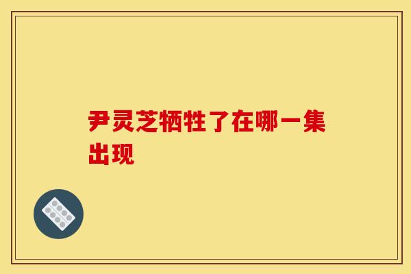 尹灵芝牺牲了在哪一集出现