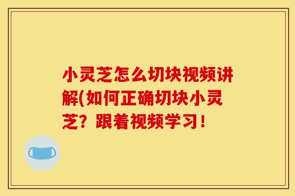 小灵芝怎么切块视频讲解(如何正确切块小灵芝？跟着视频学习！