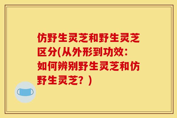 仿野生灵芝和野生灵芝区分(从外形到功效:如何辨别野生灵芝和仿野生灵芝?)