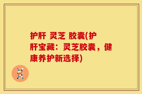 护肝 灵芝 胶囊(护肝宝藏:灵芝胶囊,健康养护新选择)