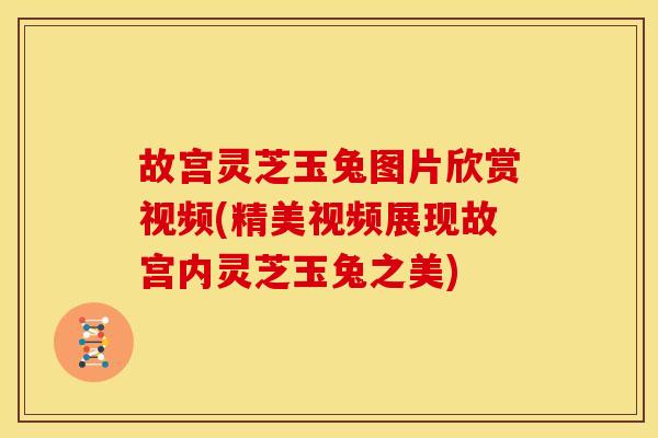 故宫灵芝玉兔图片欣赏视频(精美视频展现故宫内灵芝玉兔之美)