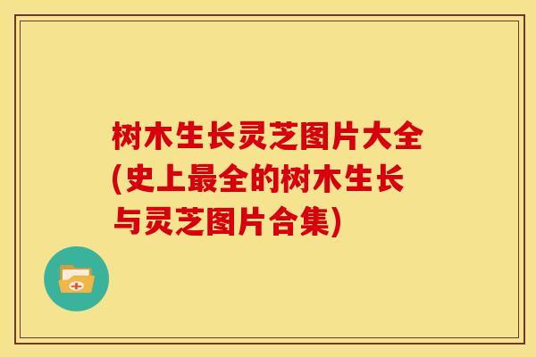 树木生长灵芝图片大全(史上最全的树木生长与灵芝图片合集)