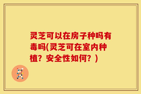 灵芝可以在房子种吗有毒吗(灵芝可在室内种植?安全性如何?)