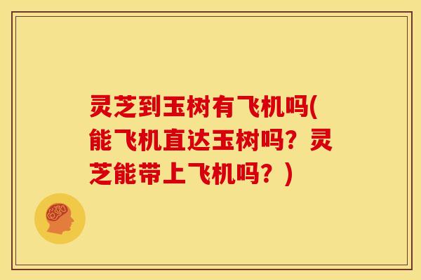 灵芝到玉树有飞机吗(能飞机直达玉树吗？灵芝能带上飞机吗？)