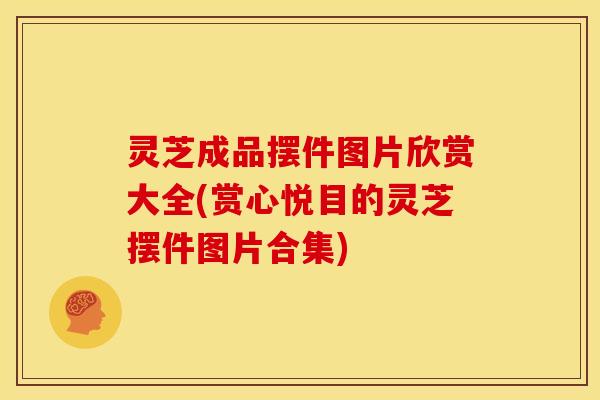 灵芝成品摆件图片欣赏大全(赏心悦目的灵芝摆件图片合集)