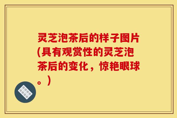 灵芝泡茶后的样子图片(具有观赏性的灵芝泡茶后的变化,惊艳眼球。)