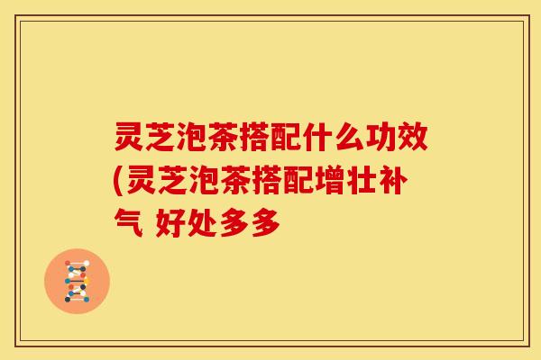 灵芝泡茶搭配什么功效(灵芝泡茶搭配增壮补气 好处多多