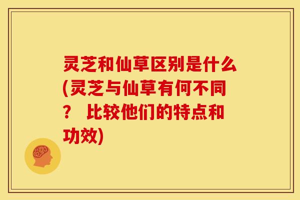 灵芝和仙草区别是什么(灵芝与仙草有何不同? 比较他们的特点和功效)