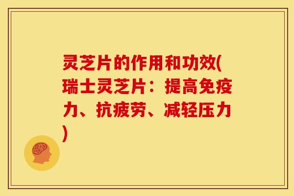 灵芝片的作用和功效(瑞士灵芝片:提高免疫力、抗疲劳、减轻压力)