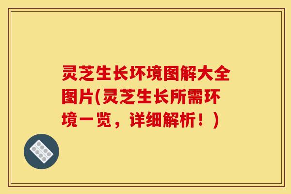 灵芝生长坏境图解大全图片(灵芝生长所需环境一览,详细解析!)