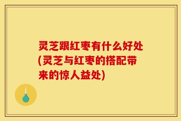 灵芝跟红枣有什么好处(灵芝与红枣的搭配带来的惊人益处)