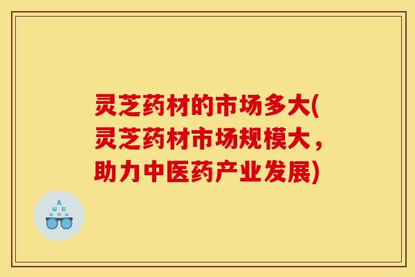 灵芝药材的市场多大(灵芝药材市场规模大,助力中医药产业发展)