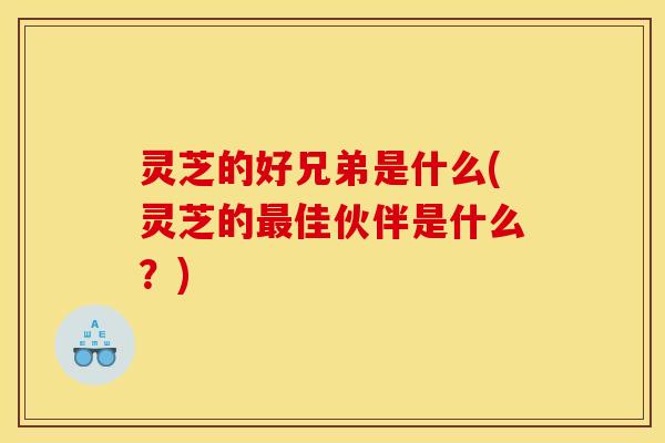 灵芝的好兄弟是什么(灵芝的最佳伙伴是什么?)