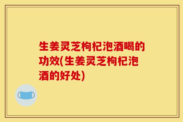 生姜灵芝枸杞泡酒喝的功效(生姜灵芝枸杞泡酒的好处)