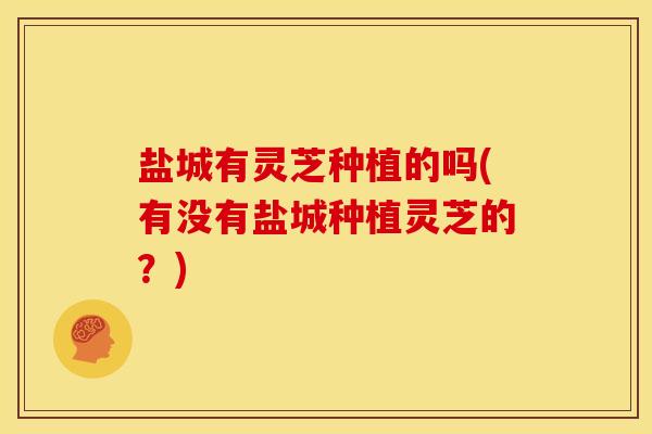 盐城有灵芝种植的吗(有没有盐城种植灵芝的?)