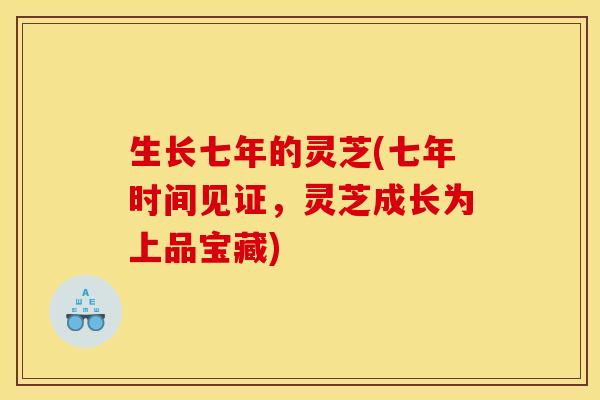 生长七年的灵芝(七年时间见证，灵芝成长为上品宝藏)