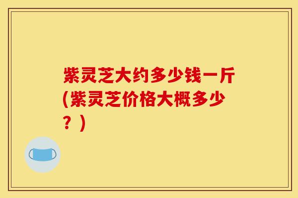 紫灵芝大约多少钱一斤(紫灵芝价格大概多少?)