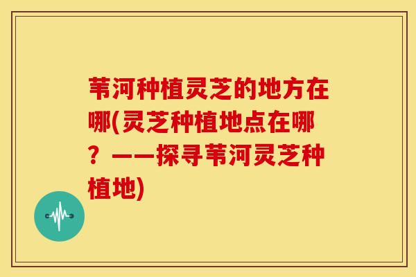 苇河种植灵芝的地方在哪(灵芝种植地点在哪?——探寻苇河灵芝种植地)