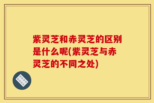 紫灵芝和赤灵芝的区别是什么呢(紫灵芝与赤灵芝的不同之处)