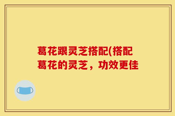 葛花跟灵芝搭配(搭配葛花的灵芝,功效更佳