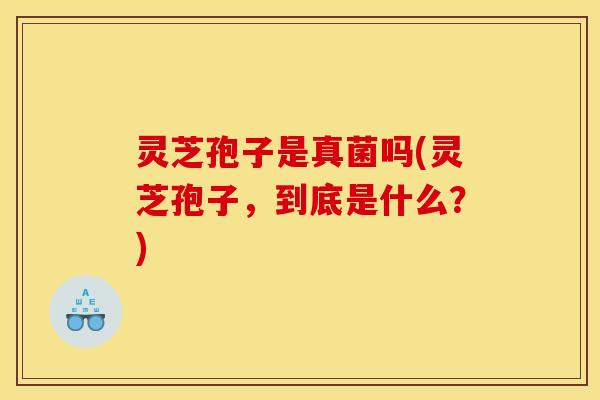 灵芝孢子是真菌吗(灵芝孢子,到底是什么?)