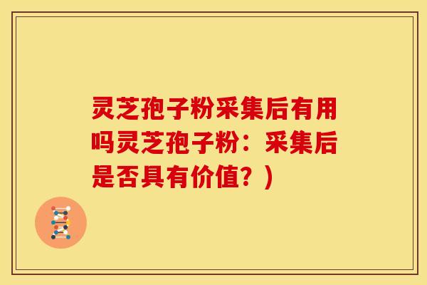 灵芝孢子粉采集后有用吗灵芝孢子粉:采集后是否具有价值?)