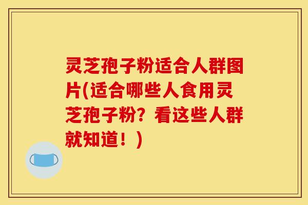 灵芝孢子粉适合人群图片(适合哪些人食用灵芝孢子粉?看这些人群就知道!)