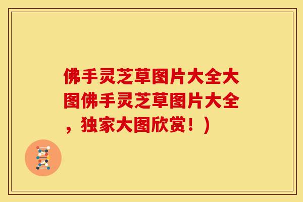 佛手灵芝草图片大全大图佛手灵芝草图片大全，独家大图欣赏！)