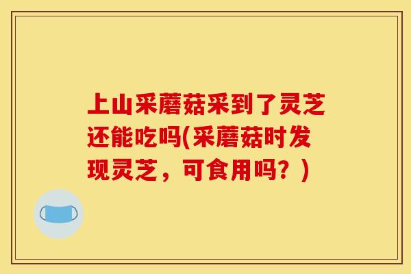 上山采蘑菇采到了灵芝还能吃吗(采蘑菇时发现灵芝,可食用吗?)