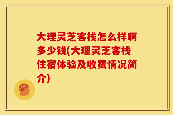 大理灵芝客栈怎么样啊多少钱(大理灵芝客栈住宿体验及收费情况简介)