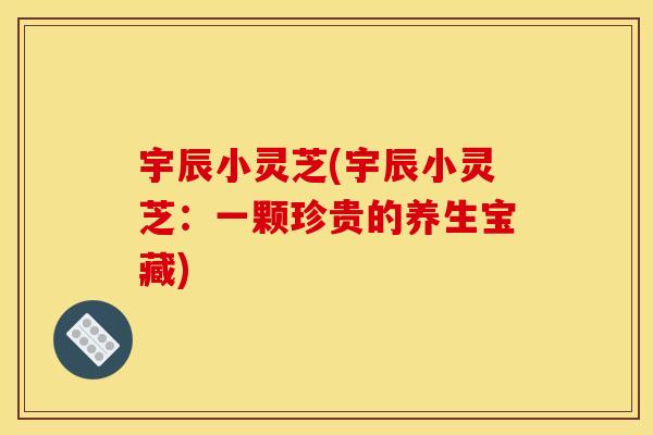 宇辰小灵芝(宇辰小灵芝:一颗珍贵的养生宝藏)