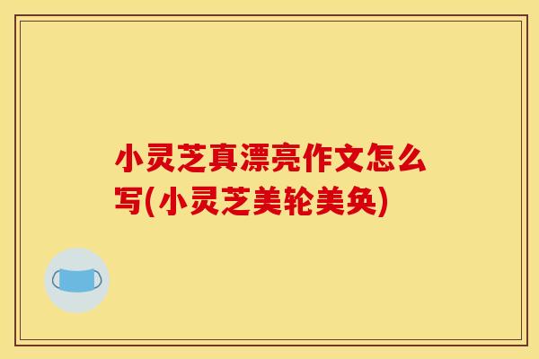 小灵芝真漂亮作文怎么写(小灵芝美轮美奂)