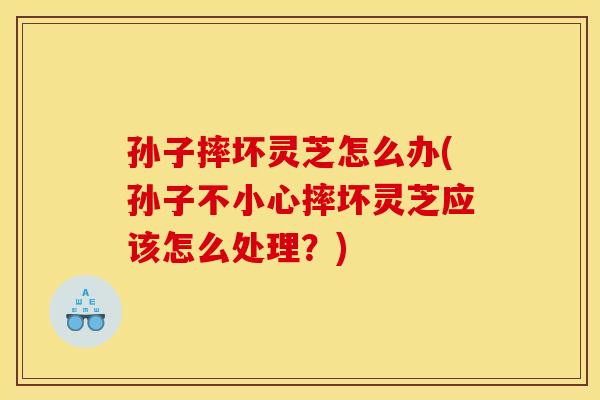 孙子摔坏灵芝怎么办(孙子不小心摔坏灵芝应该怎么处理?)