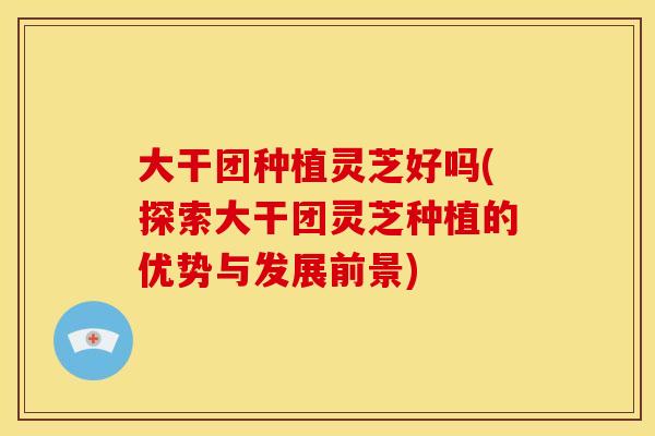 大干团种植灵芝好吗(探索大干团灵芝种植的优势与发展前景)
