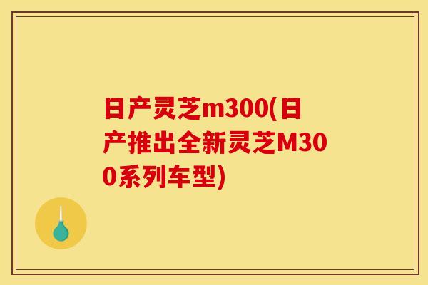 日产灵芝m300(日产推出全新灵芝M300系列车型)
