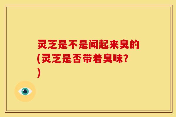 灵芝是不是闻起来臭的(灵芝是否带着臭味？)