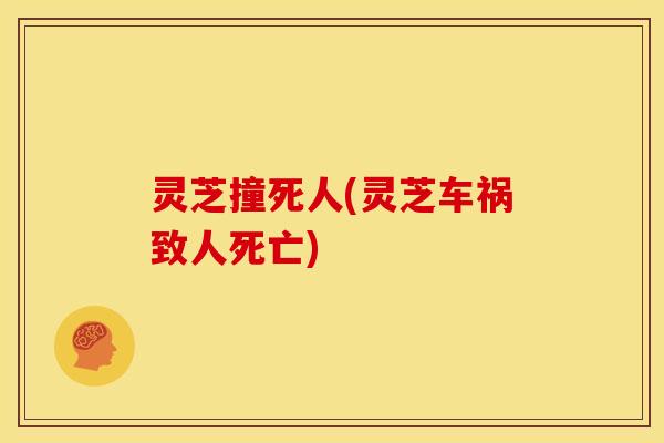 灵芝撞死人(灵芝车祸致人死亡)