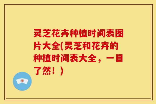 灵芝花卉种植时间表图片大全(灵芝和花卉的种植时间表大全,一目了然!)