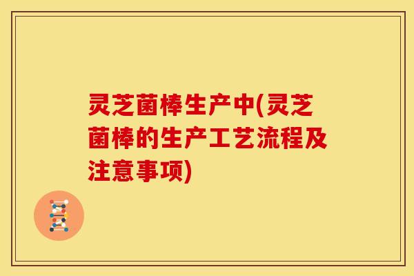 灵芝菌棒生产中(灵芝菌棒的生产工艺流程及注意事项)