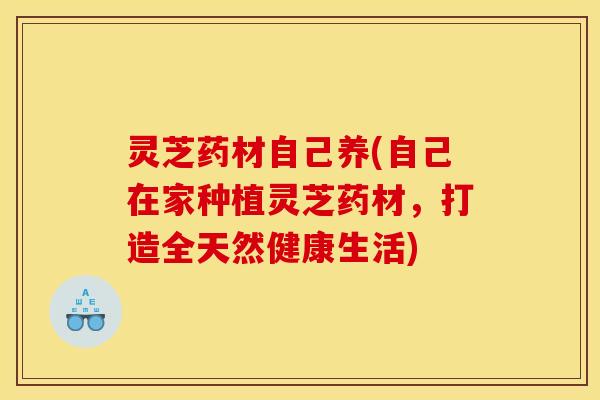 灵芝药材自己养(自己在家种植灵芝药材,打造全天然健康生活)