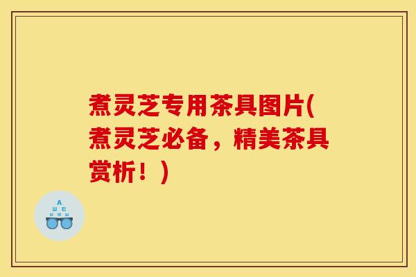 煮灵芝专用茶具图片(煮灵芝必备,精美茶具赏析!)